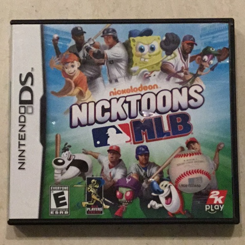 Nicktoons MLB Nintendo DS Game Nickelodeon Baseball